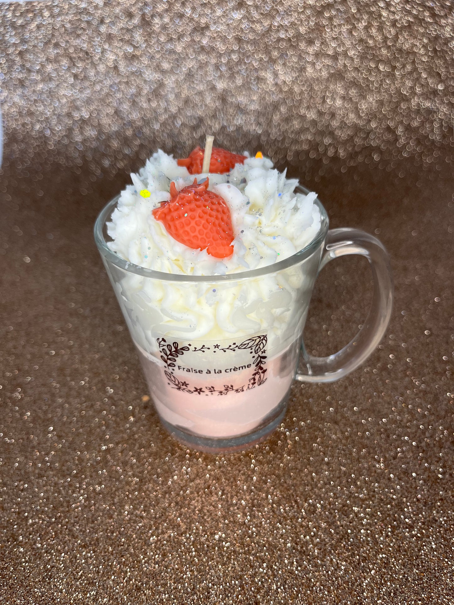 Strawberry and cream mug