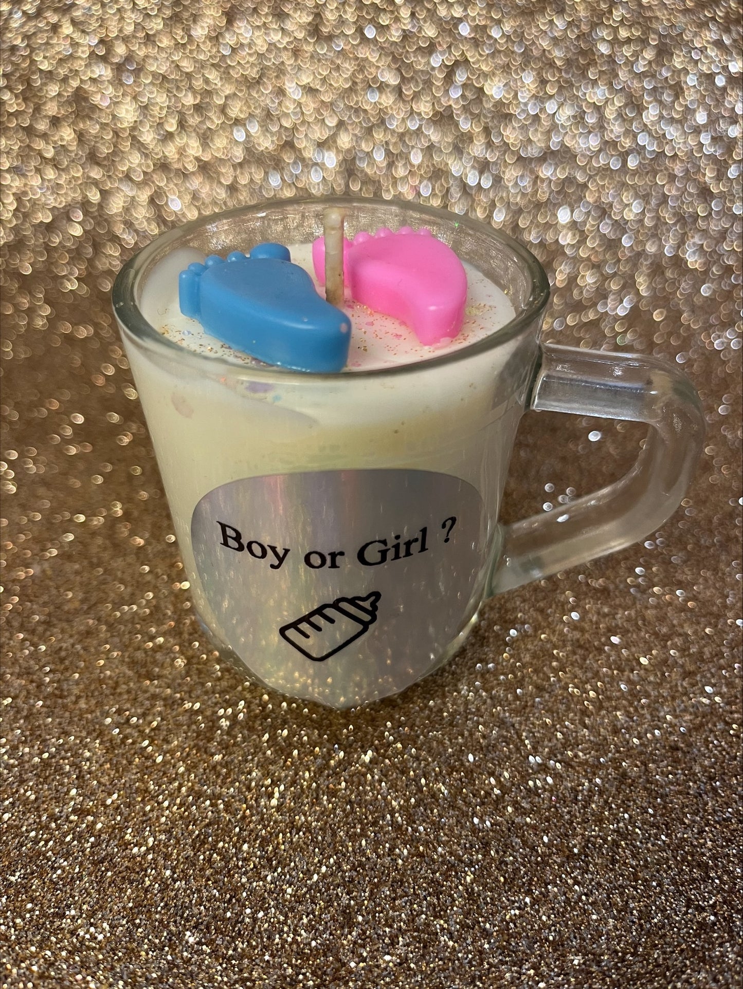 Mini Mug Gender Reveal scented Baby Cream