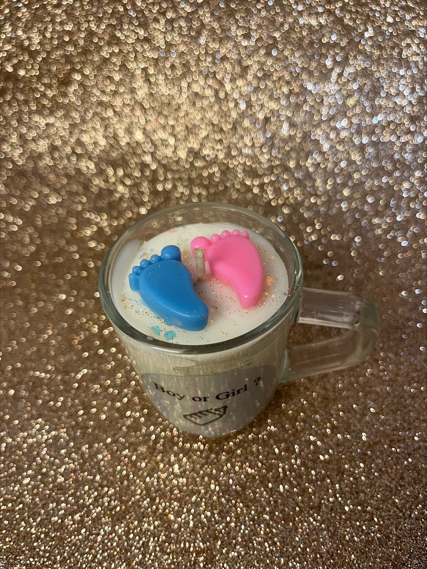 Mini Mug Gender Reveal scented Baby Cream